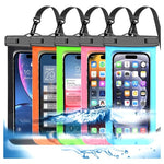 5-Pack Multicolor Universal Waterproof Phone Pouch