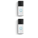 2-Pack Ring Battery Doorbell 2K (3 Colors)
