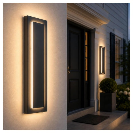 Picico 12" Modern Outdoor Wall Light