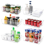 6-Pack Large Clear Storage Bins