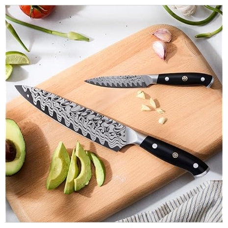 2-Piece Henckels Compass Damascus Damascus Chef's Knife Set