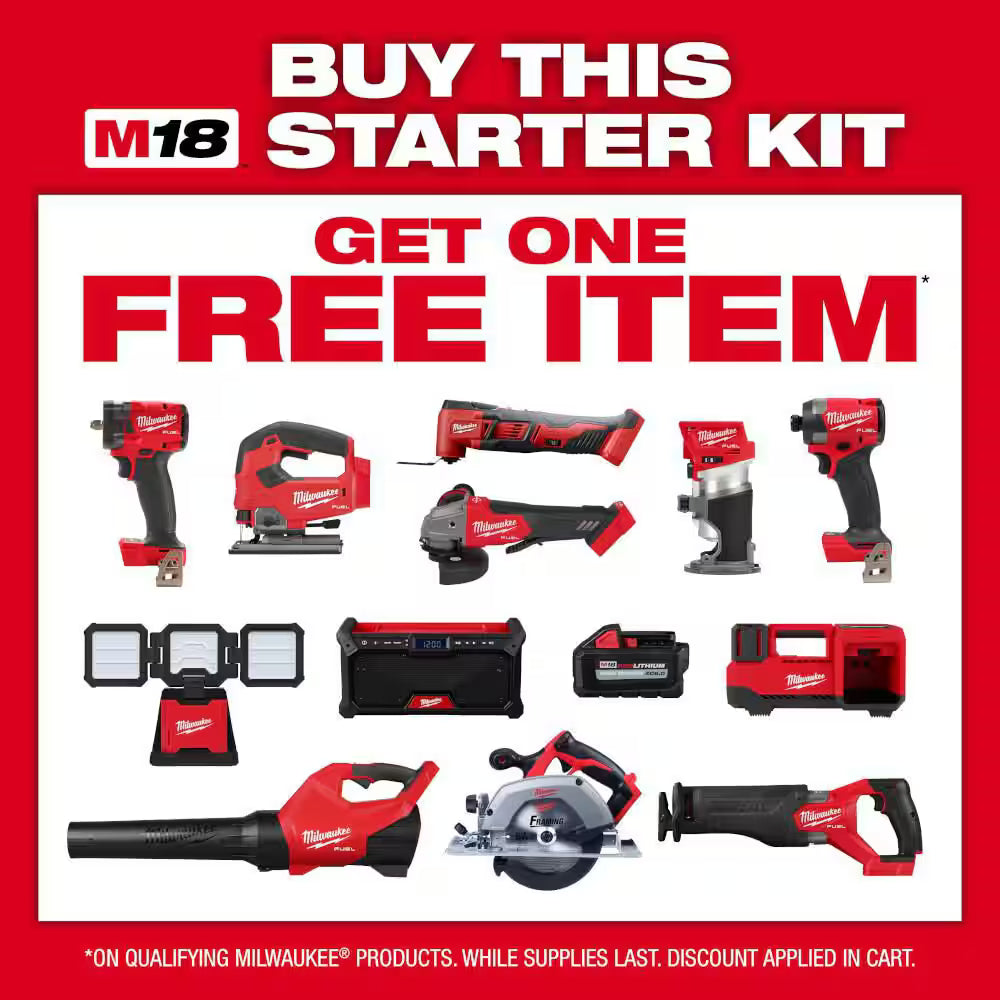 Milwaukee M18 Starter Kit Sale