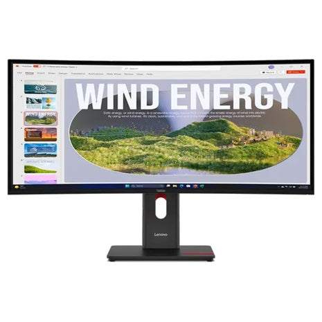 34" Lenovo ThinkVision Curved WQHD 120Hz 4ms VA WLED Monitor