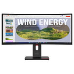 34" Lenovo ThinkVision Curved WQHD 120Hz 4ms VA WLED Monitor