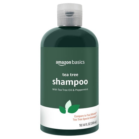 10.14oz Amazon Basics Tea Tree Shampoo