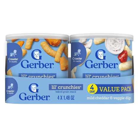 4 Gerber Lil’ Crunchies (OU-D)