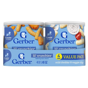4 Gerber Lil’ Crunchies (OU-D)
