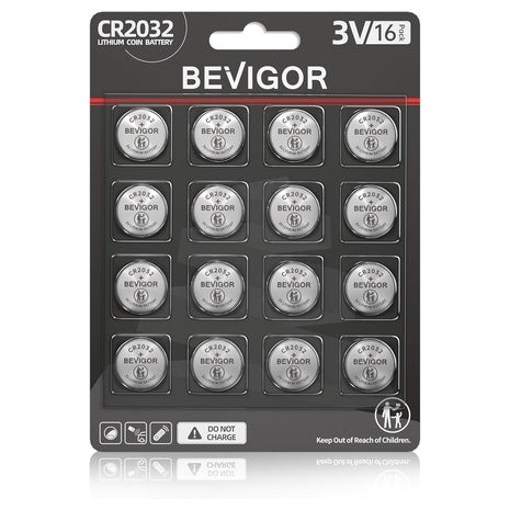 16 Lithium 3V Coin Batteries