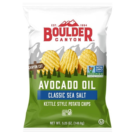 Boulder Canyon Avocado Oil Sea Salt Potato Chips (5.25oz)