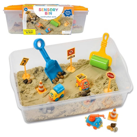Construction Zone Sensory Bin Playset