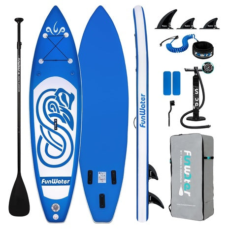 Inflatable Stand Up Paddle Board with Accessories and Non-Slip Deck