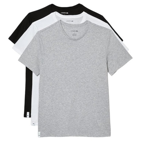 3 Lacoste Cotton Crew Neck Undershirts
