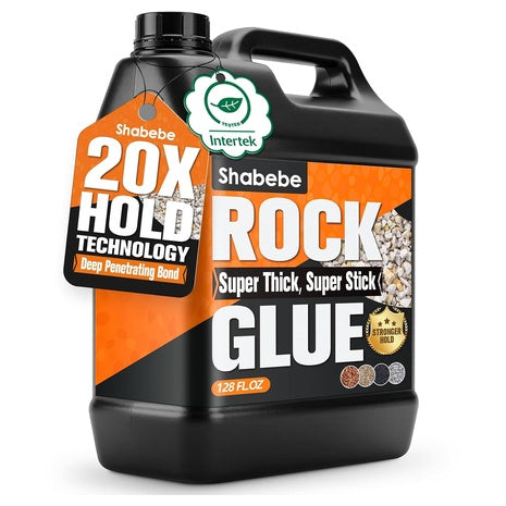 1-Gallon Shabebe Ultra-Stick Mulch Bond Gravel Binder & Rock Adhesive