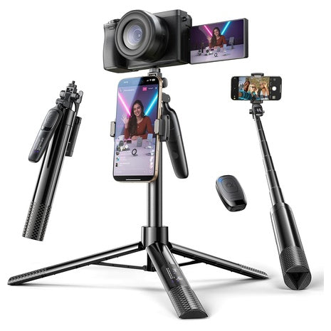 Lisen 67" Selfie Stick Tripod with Remote