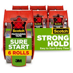 6 Scotch Packaging Tape With Dispensers