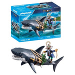 Playmobil Giant Shark with Pirate