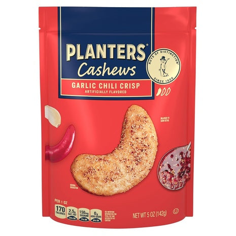 Planters Garlic Chili Crisp Cashews (5oz)
