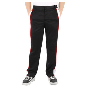 Burberry Men's Straight-Leg Side Stripe Cotton-Blend Trousers`