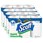 Targeted: 48 Double Rolls Scott Rapid Dissolving Toilet Paper
