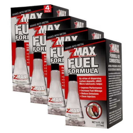4-Pack (6 Fl Oz) ZMAX Fuel Formula Automotive Additive