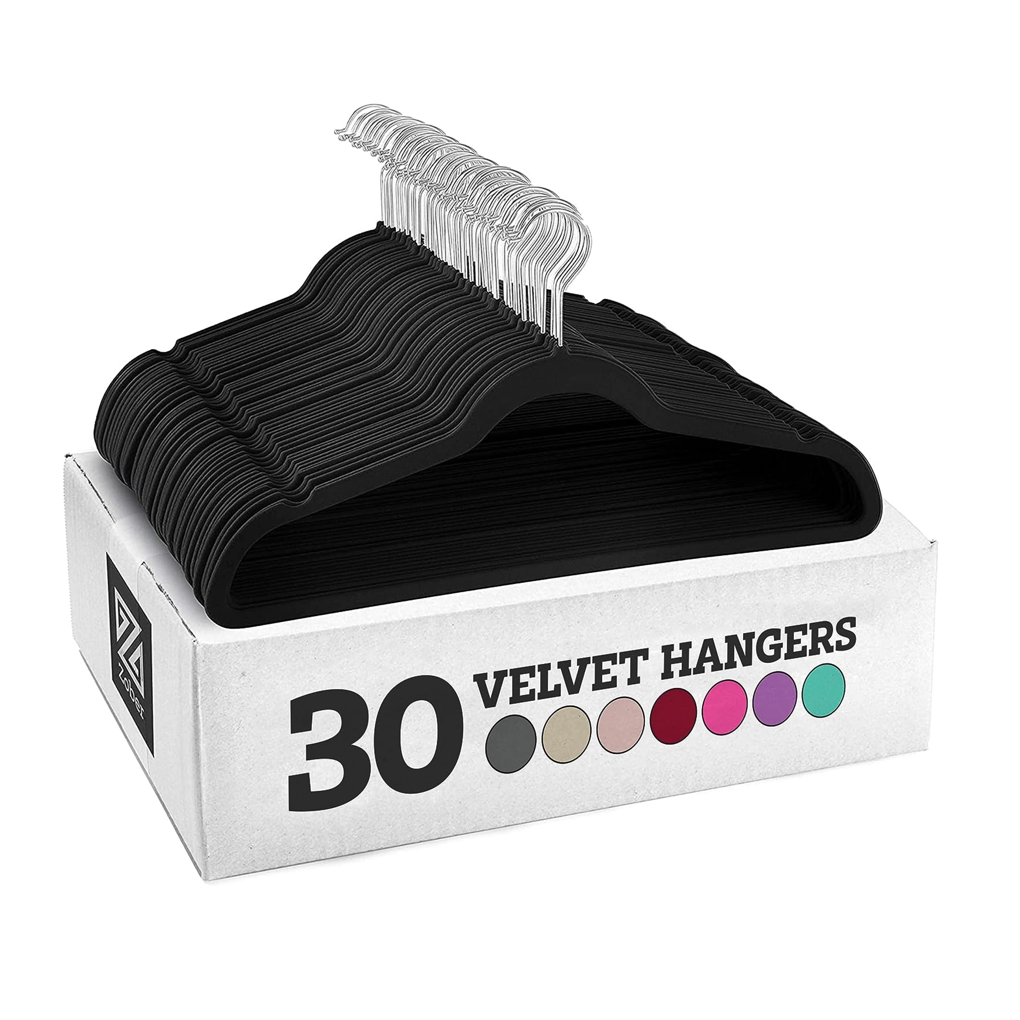 30 Heavy Duty Velvet Hangers