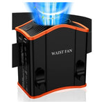Upgraded Portable Waist Fan with Adjustable Belt