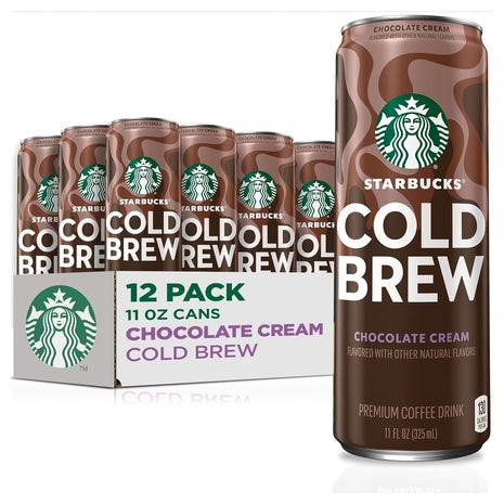 12 Cans Starbucks Cold Brew Coffee Chocolate Cream