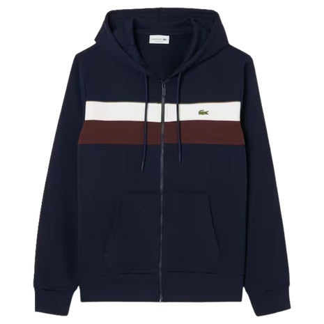 Men's Zip Up Colorblock Hoodie