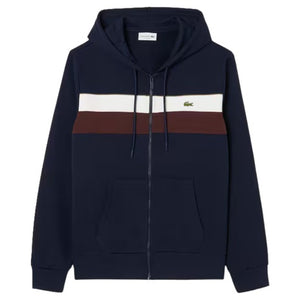 Men's Zip Up Colorblock Hoodie