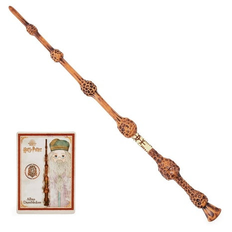 Harry Potter Albus Dumbledore Spellbinding Wand & Spell Card