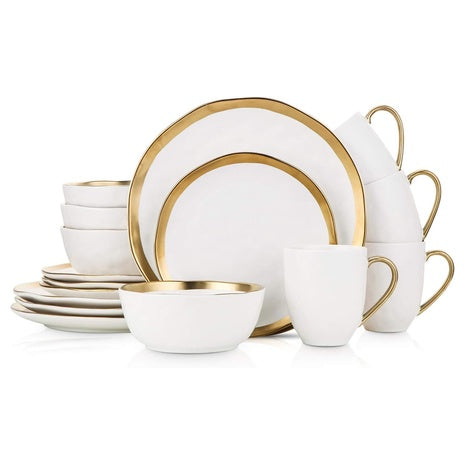 Stone Lain 32-Piece Porcelain Dinnerware Set