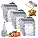 30-Piece Reusable Aluminum Foil Sealable Storage Bags