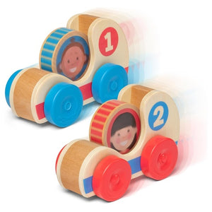 Melissa & Doug GO Tots Wooden Race Cars