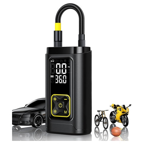 Portable Air Tire Inflator with LED Light