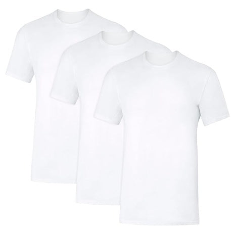 3-Pack Hanes Mens Sweat Block Crewneck Undershirts