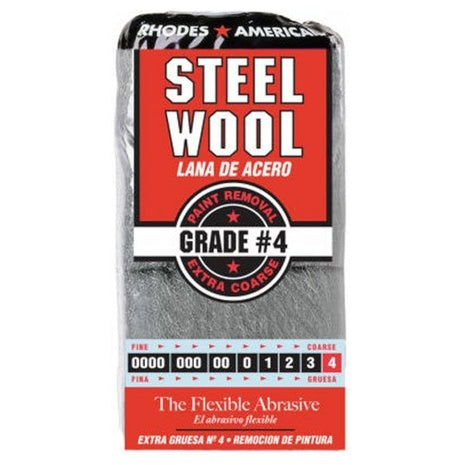 12 Homax #4 Steel Wool Pads