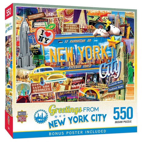 550-Piece New York Jigsaw Puzzle (MasterPieces)