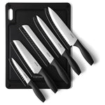 5 Piece Carote Knife Set With Cutting Board Set