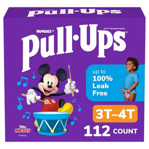 ‌112-Pack 3T-4T Boys Pull-Ups