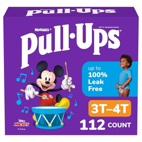 ‌112-Pack 3T-4T Boys Pull-Ups