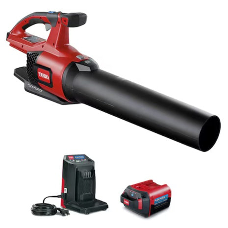 Toro 60 Volt Brushless Cordless Leaf Blower W/ 4 Ah Battery And Charger