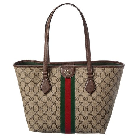 Gucci Women's Ophidia Small GG Supreme Canvas & Leather Tote