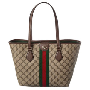 Gucci Women's Ophidia Small GG Supreme Canvas & Leather Tote
