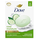 8 Dove Cool Moisture Beauty Bar Soap