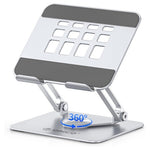 360 Deg. Rotating Height Adjustable Aluminum Alloy Holder Tablet Stand