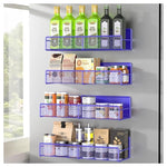 4-Pack Magnetic Refrigerator Spice Rack