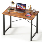 32" Computer Desk With X-Shaped ReInchforcement