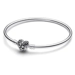 Pandora Heart Clasp Bangle Bracelet