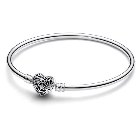Pandora Heart Clasp Bangle Bracelet