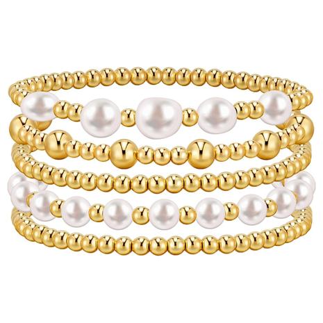 5 Piece Gold Plated Bracelets (8 Styles)